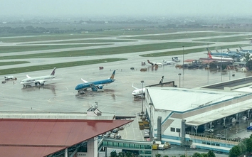 Gần 20 chuyến bay bị ảnh hưởng do mưa dông tại Nội Bài