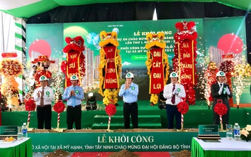 Tây Ninh khởi công xây dựng dự án nhà ở xã hội chào mừng Đại hội Đảng bộ tỉnh lần thứ I