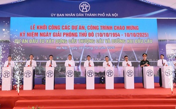 Khởi công cầu Thượng Cát hơn 7.300 tỷ đồng bắc qua sông Hồng