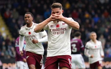 Thắng nhẹ Burnley, Arsenal giữ vững ngôi đầu bảng Ngoại hạng Anh