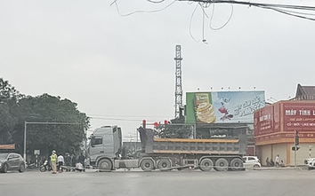 Nghệ An: Xe tải va chạm với xe đạp điện, cụ bà tử vong thương tâm