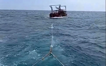 Cứu nạn thành công tàu hàng gặp sự cố trôi trên biển Khánh Hòa