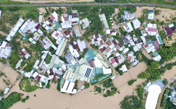 Khánh Hòa tiếp tục mưa lớn kéo dài, cảnh báo lũ lên báo động 2-3