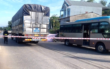 Phú Thọ: Xe tải va chạm xe máy trên quốc lộ 6, một người tử vong