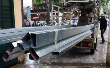 CSGT Hà Nội tịch thu gần 200 xe tự chế, xe kéo chở hàng cồng kềnh