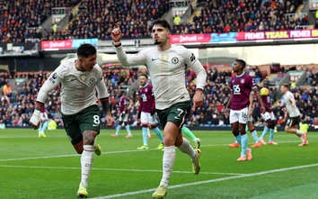 Thắng nhẹ Burnley, Chelsea tạm chiếm ngôi nhì bảng Ngoại hạng Anh