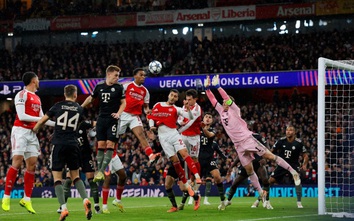 Thắng thuyết phục Bayern, Arsenal tiếp tục bất bại tại Champions League