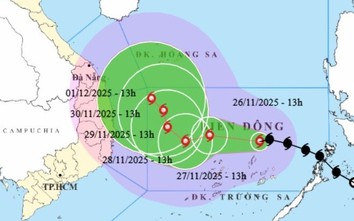 2 kịch bản tác động của bão số 15 Koto