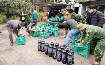 Quảng Ninh: Triệt phá đường dây buôn bán, vận chuyển khí cười quy mô lớn