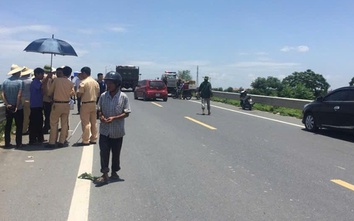 Công an vào cuộc vụ nam thanh niên tử vong trên cao tốc Hà Nội - Bắc Giang