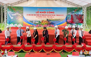 Khởi công 100 trường nội trú liên cấp tại các xã biên giới