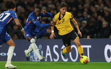 Thắng đậm Wolves, Chelsea tạm vươn lên vị trí thứ 2 Ngoại hạng Anh