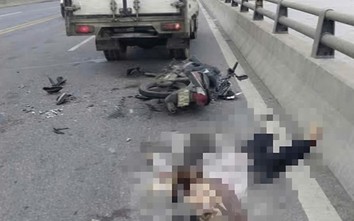 Hải Phòng: Đâm vào xe tải đang đỗ trên cầu, người đàn ông tử vong tại chỗ