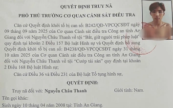 An Giang: Truy nã đối tượng bắt giữ người trái pháp luật và cướp tài sản