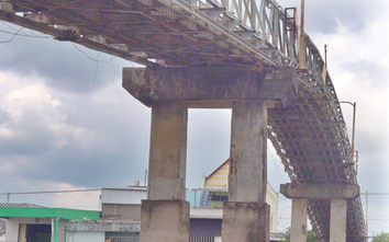 Cà Mau: Cần sửa chữa gấp cầu sắt Cái Đôi Vàm xuống cấp nặng