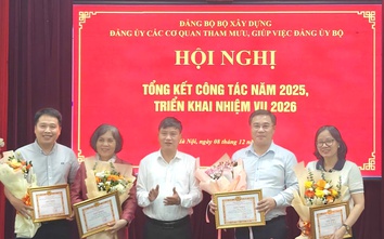 Đảng ủy các Cơ quan tham mưu, giúp việc Đảng ủy Bộ Xây dựng triển khai nhiệm vụ năm 2026
