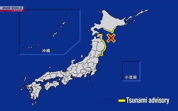 Tiếp tục hứng chịu động đất, Nhật ban bố cảnh báo sóng thần