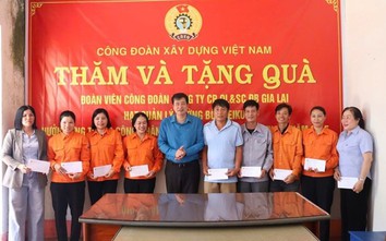 Người lao động khó khăn ngành xây dựng được thăm, tặng quà dịp tết Bính Ngọ 2026