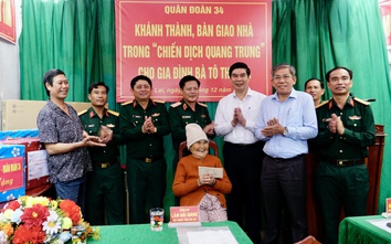 Khánh thành ngôi nhà đầu tiên trong “Chiến dịch Quang Trung” tại Gia Lai