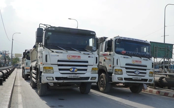 Cận cảnh thử tải cầu Bình Phước 1 bằng 14 xe tải, chuẩn bị cho ngày thông xe