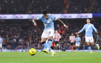 Đánh bại Brentford, Man City vào bán kết Cúp Liên đoàn Anh