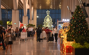 Không gian lễ hội tại Nhà ga T3 tạo điểm nhấn mới cho sân bay Tân Sơn Nhất