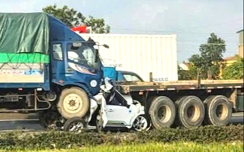 7 ô tô va chạm liên hoàn trên QL5 qua Hải Phòng: Tạm giữ khẩn cấp tài xế xe đầu kéo