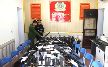 Nghệ An: Phá chuyên án, triệt phá ổ nhóm mua bán vũ khí quân dụng trên không gian mạng