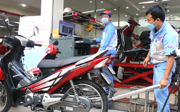 Đề xuất nới điều kiện kinh doanh dịch vụ kiểm định khí thải xe máy