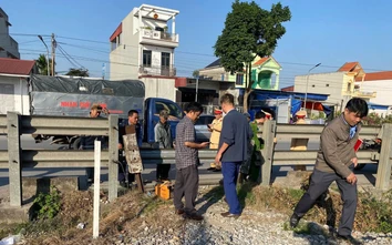 Ninh Bình: Xóa bỏ lối đi tự mở qua đường sắt tại Km 77+700 tuyến Bắc - Nam
