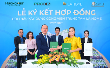 Cao Lê Land Concept và Prodezi ký kết hợp đồng, khởi công Công viên Trung tâm LA Home