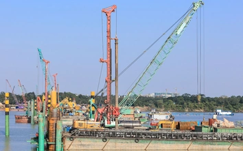 Trung Chính và nhiều nhà thầu lớn tăng tốc thi công cầu Ngọc Hồi