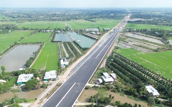 Cận cảnh công trường cao tốc Cao Lãnh - An Hữu tăng tốc về đích trong những ngày cuối năm