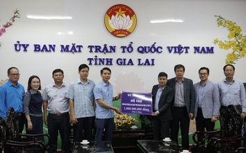 Bộ Xây dựng trao 1 tỷ đồng hỗ trợ Gia Lai khắc phục hậu quả thiên tai