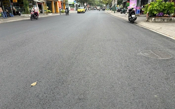 TP.HCM: Thảm nhựa đường Lê Hồng Phong sau sự cố dân té ngã