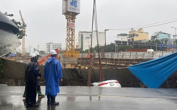 Xác định nguyên nhân đường phố ở Đà Nẵng nuốt chửng 2 ô tô