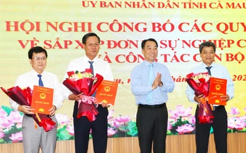 Cà Mau công bố giám đốc, phó giám đốc Ban quản lý dự án chuyên ngành tỉnh