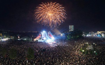 Thái Nguyên bừng sáng niềm tin và khát vọng vươn lên trong đêm đại nhạc hội chào năm mới