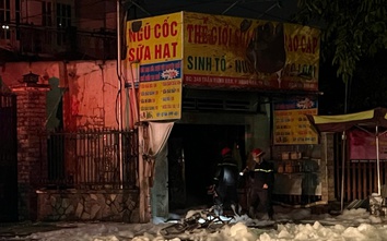 TP.HCM: Cháy quán sinh tố, một người tử vong