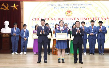 Hà Nội: Gặp mặt, chúc mừng thành tích đội tuyển thi Olympic Khoa học trẻ quốc tế