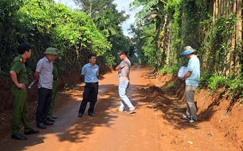 Đắk Lắk: Công an điều tra nghi vấn khai thác đất trái phép tuyến đường Ea Hồ - Tam Giang