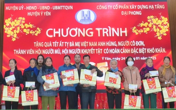 Công ty Đại Phong trao 357 suất quà cho gia đình chính sách, người có hoàn cảnh khó khăn