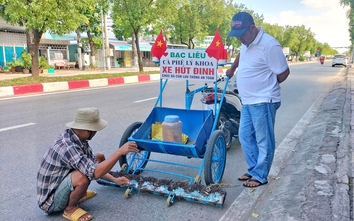 Ngày chạy xe ôm, tối làm “hiệp sĩ” hút đinh