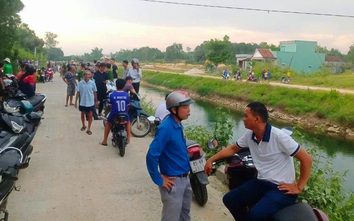Hai mẹ con tử vong dưới kênh ở Quảng Nam