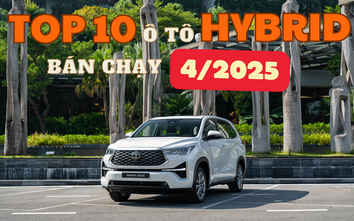 TOP ô tô hybrid bán chạy tháng 4/2025