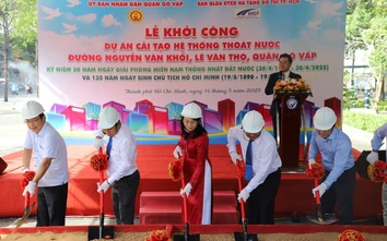 TP.HCM: Bắt đầu cải tạo hệ thống thoát nước ở Gò Vấp, người dân "rốn ngập" sắp bớt khổ