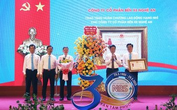 Công ty CP Bến xe Nghệ An được tặng Huân chương Lao động hạng Nhì