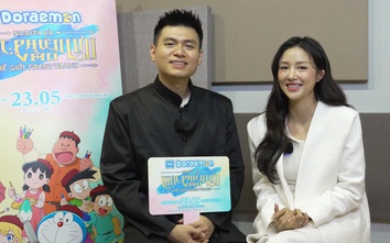 Vợ chồng Salim, Hải Long gây tranh cãi khi lồng tiếng phim "Doraemon"