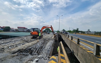 Tăng tốc sửa chữa cầu Đông Yên trên QL18, hoàn thành trước tháng 7