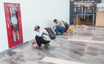 Hoàn thiện nền đá nhà ga T3 Tân Sơn Nhất trong tháng 6